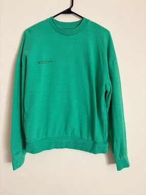 Pangaia Bright Green Crewneck Sweatshirt